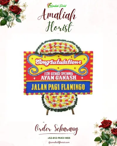 Bunga Papan Congratulation di Rangkasbitung